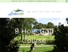 Tablet Screenshot of lakesidecountryclub.com.au